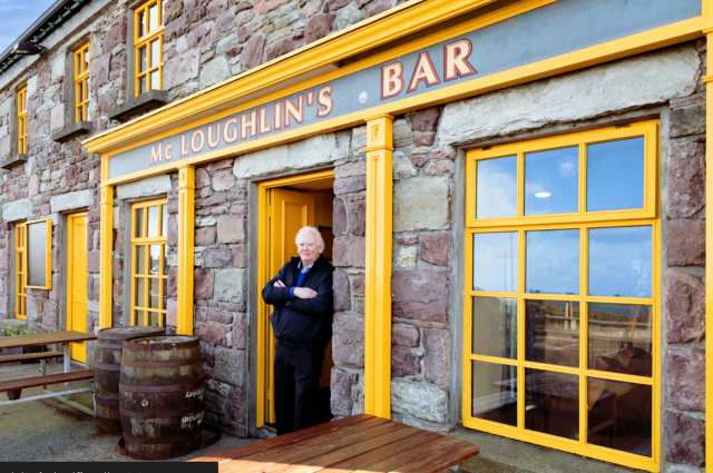McLoughlin’s Bar, perched on Achill Island